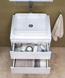 Vigo Тумба под раковину Urban 600-0-2 белая – фотография-6